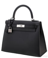 Kelly 28 Sellier Epsom Black PHW