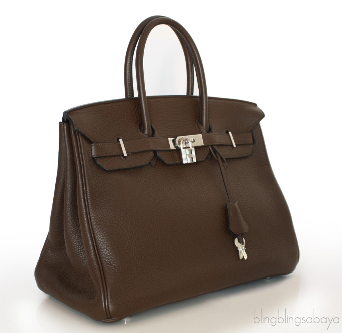 Birkin 35 Chocolate Taurillon Clem