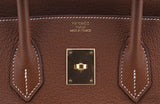 Birkin 35 Gold Taurillon Clem