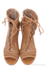 Marni Woven Leather Bootie