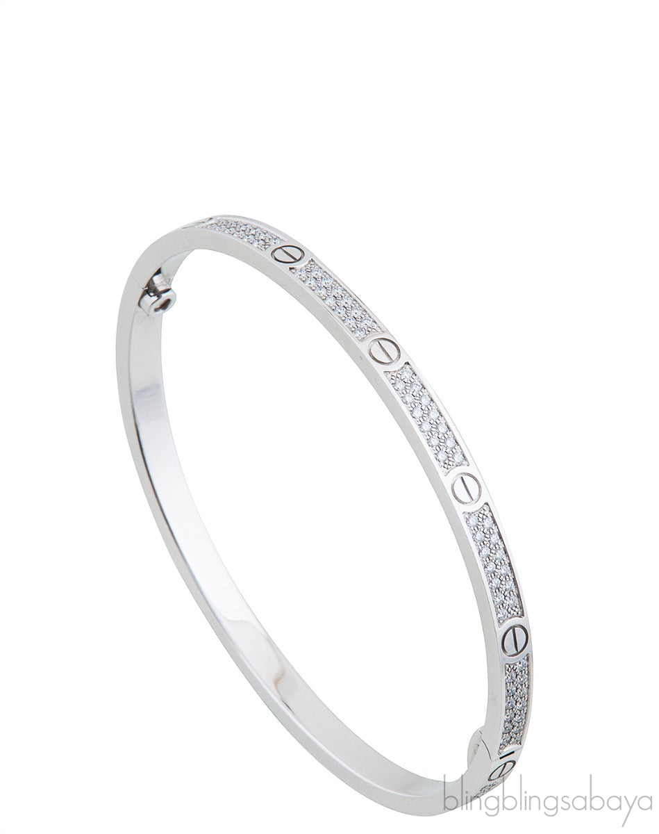 Love Pave Diamond Bracelet