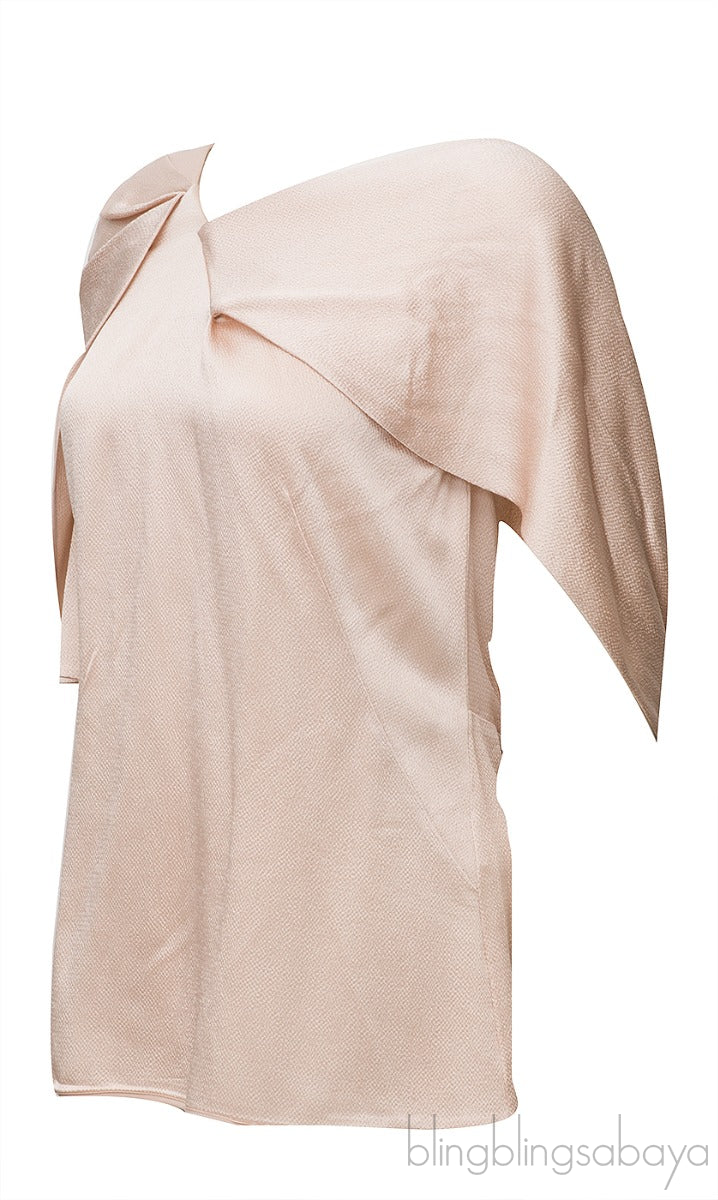Beige Plain Blouse