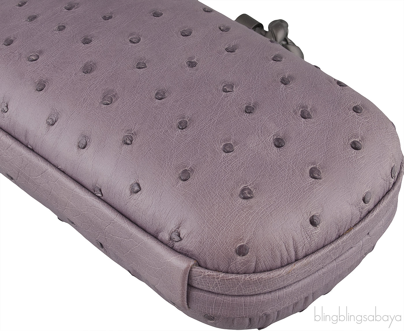 Knot Ostrich Mini Clutch