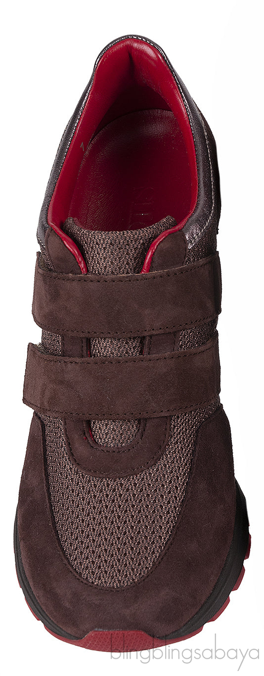 Sneex The Blake Hy-Heel Dark Brown Sneaker