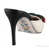 Web Bow Slide Mules