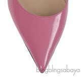 Jimmy Choo Bing Pink Crystal Embellished Mule 38