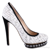 Tweed Pearl Platform Pump
