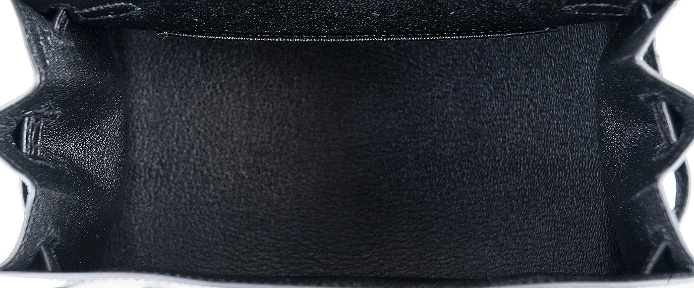 Sac Birkin 20 Sellier Faubourg So Black Crocodile Bag