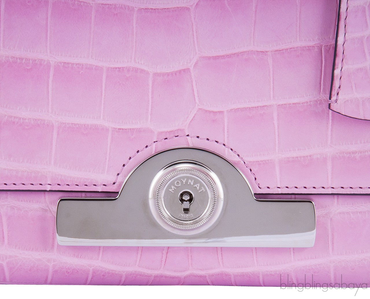 Rejane Pink Nilo Crocodile PM