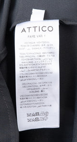 Grey Satin Embroidered Robe