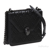 X Nicholas Kirkwood Black Serpenti Forever Crossbody Bag