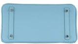 Birkin 30 Bleu Atol Togo PHW