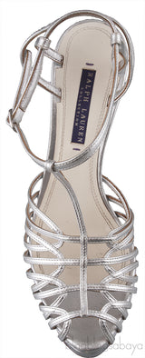 Silver Strappy Sandals