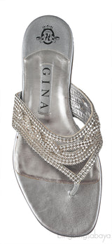Orlando Flat Silver Sandals
