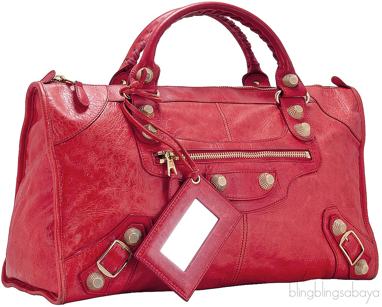 Coral Red Giant Work Bag