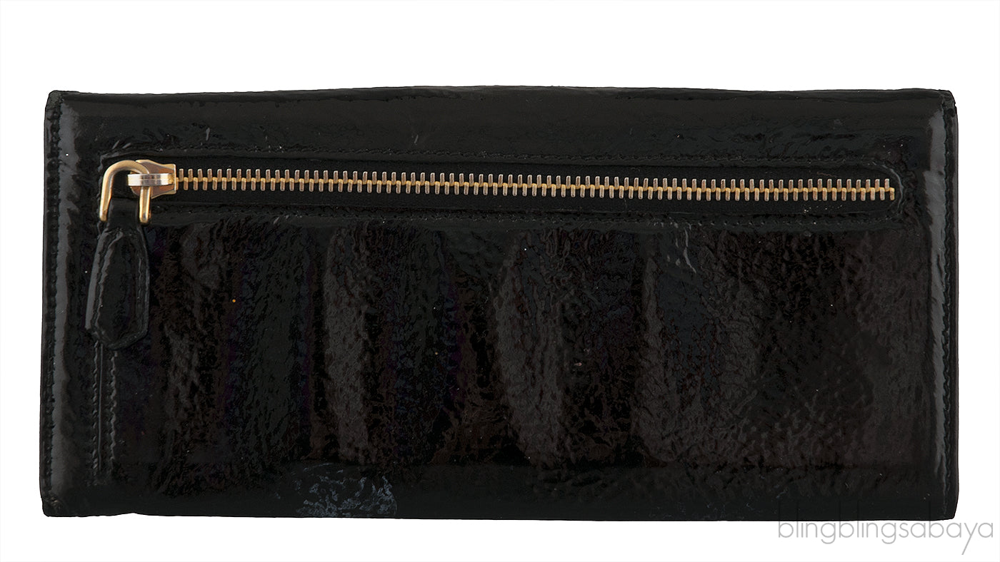 Black Patent Wallet