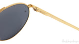 Linda Farrow LFL461 Black & Gold Aviator Sunglasses
