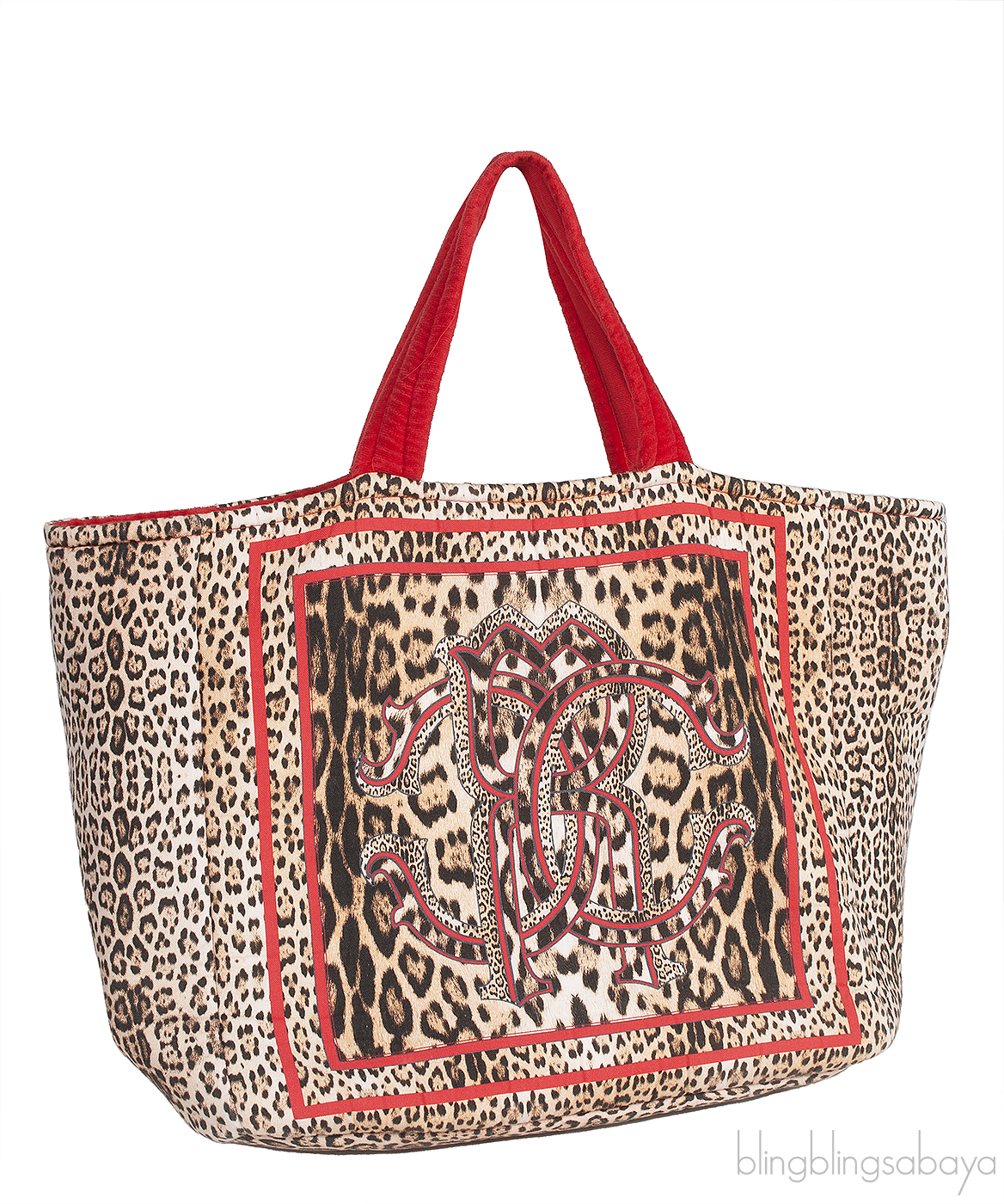 Leopard Print Beach Tote Bag