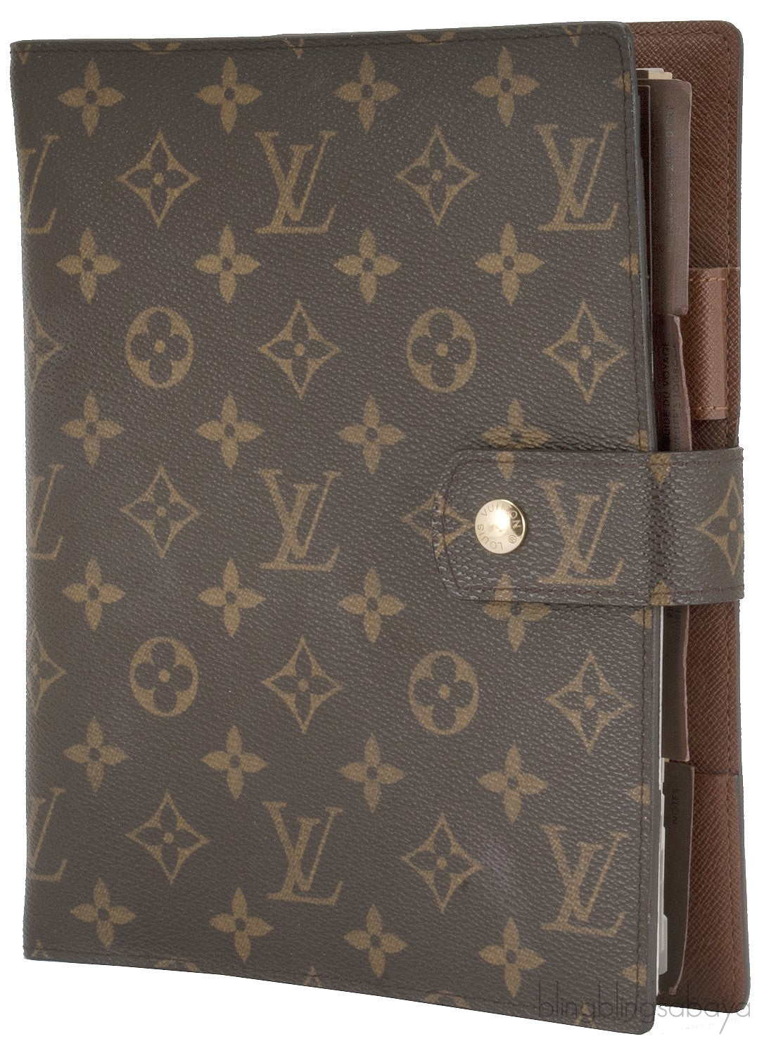 Large Ring Monogram Agenda