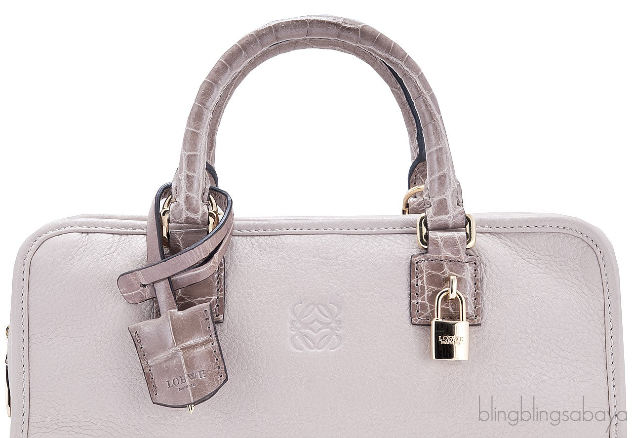 Amazona 23 Crocodile Handle Bag