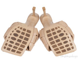 Bottega Veneta Nude Lido Intrecciato Square Toe Mule 38