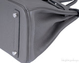 Birkin 30 Etain Togo PHW