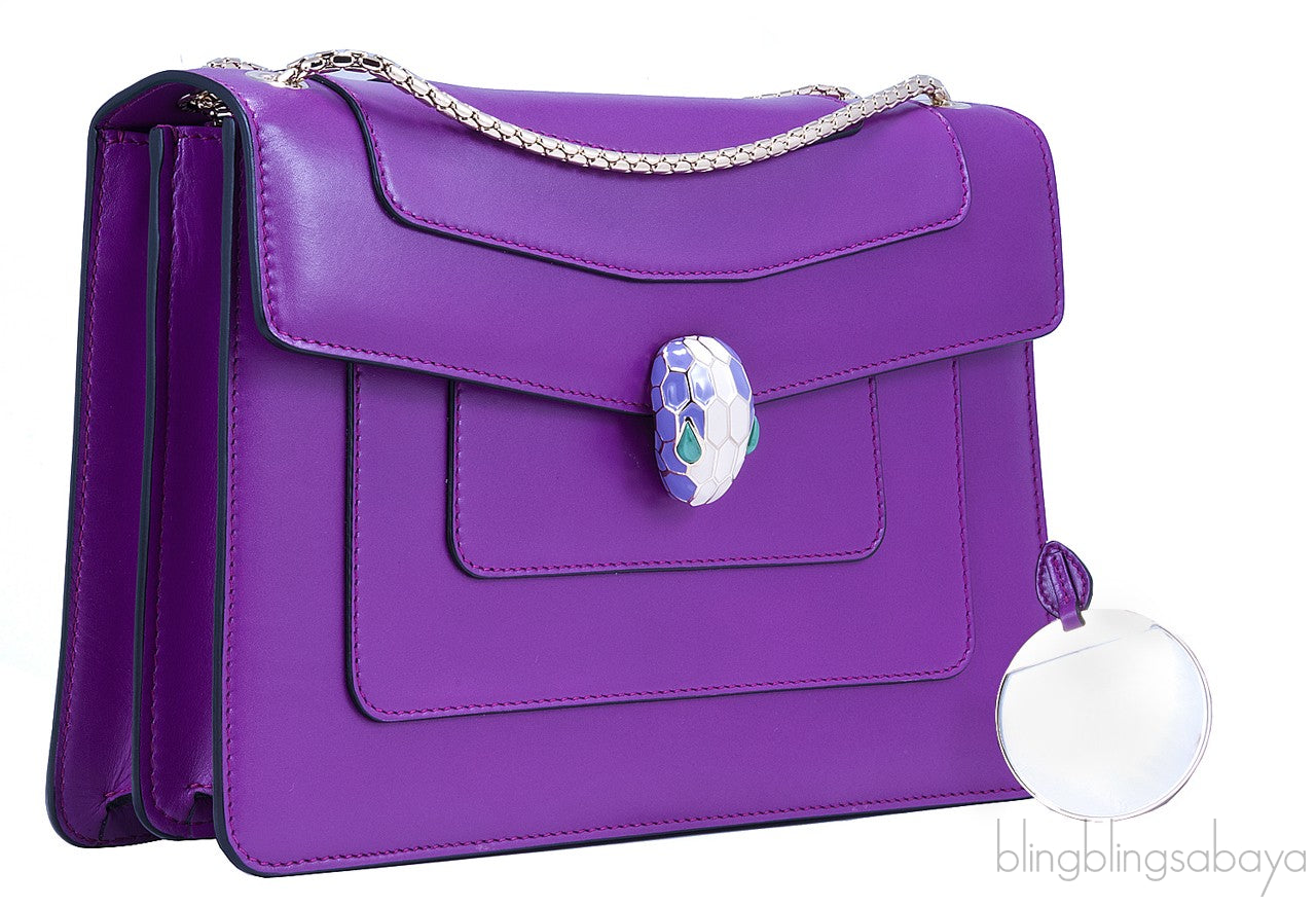 Serpenti Purple Shoulder Bag