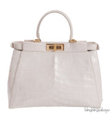 White Crocodile Medium Peekaboo GHW
