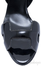 Night 70 Black Slingback Sandals