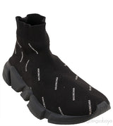 Printed Speed Stretch-knit High Top Sneakers