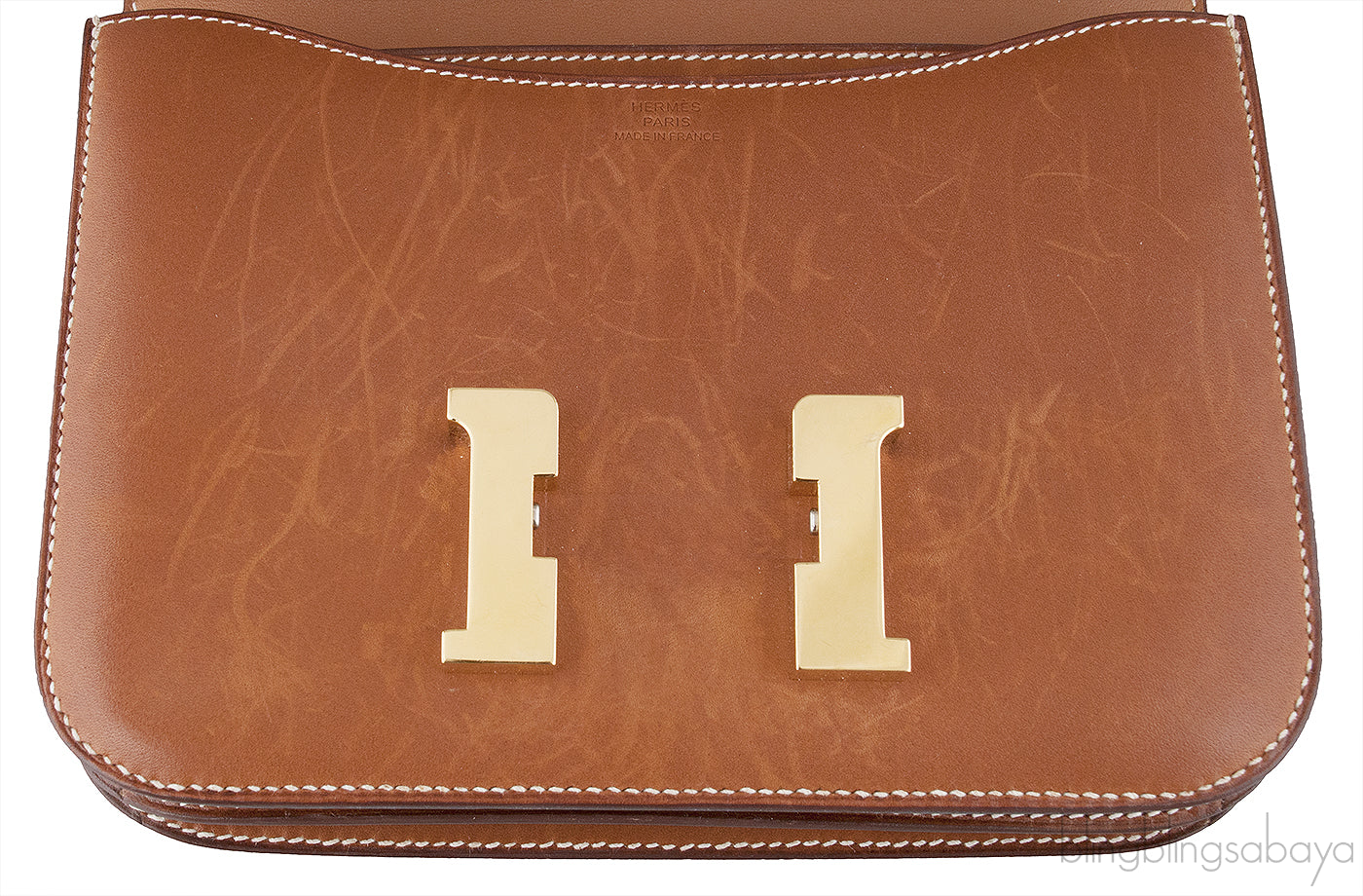 Constance 18 Fauve Barenia Leather
