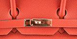 Birkin 35 Orange Taurillon Clem.