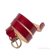 Louis Vuitton Monogram Vernis Red Belt