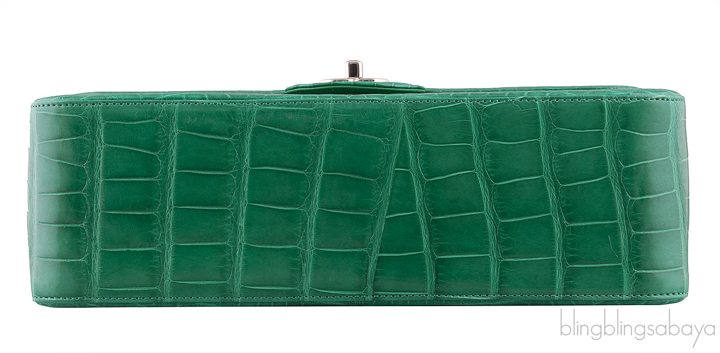 Classic Jumbo Emerald Green Crocodile