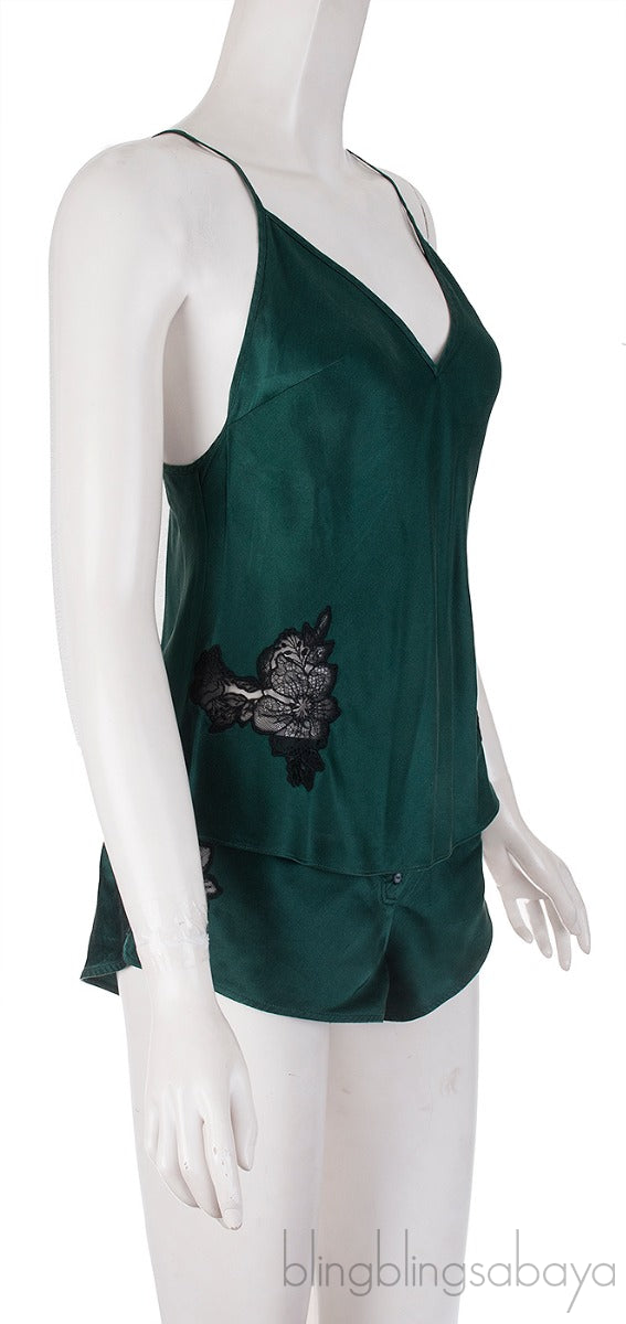 Emerald Green Camisole Set