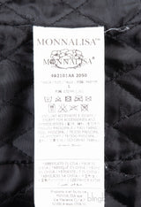 Black Crystal & Star Patch Emb Jacket