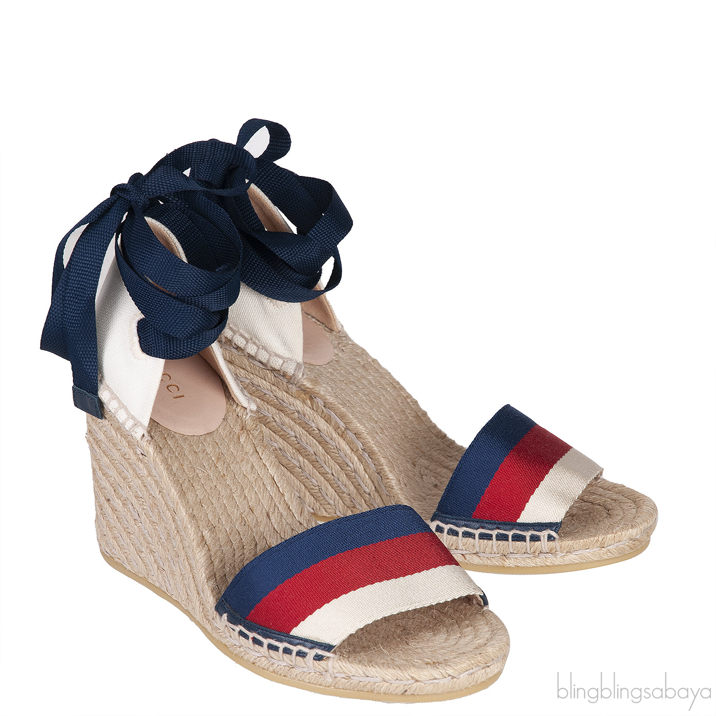 Lilibeth Web Espadrille Wedges