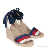 Lilibeth Web Espadrille Wedges