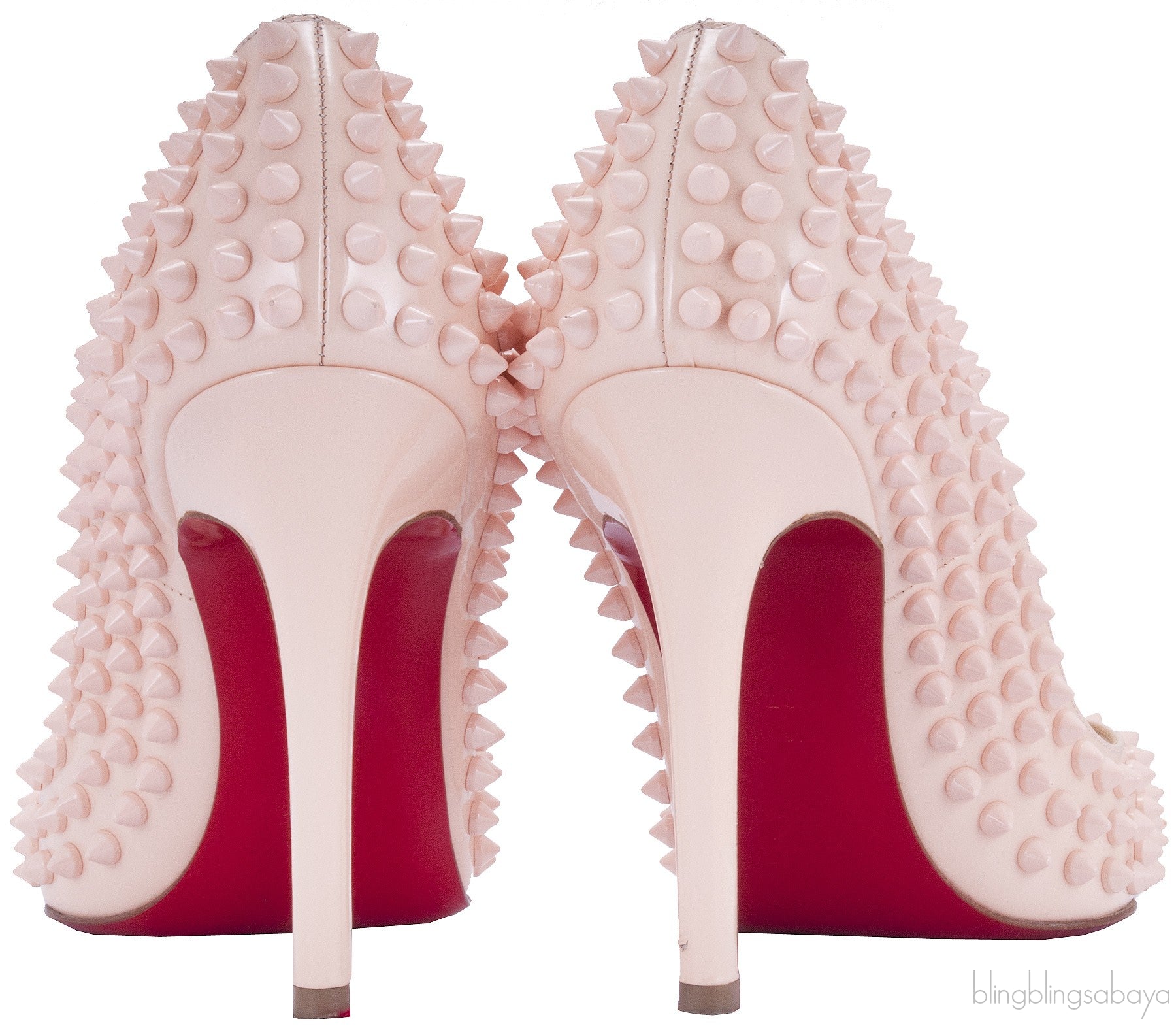 Pigalle Spikes 100 Peach Pump