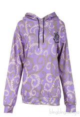 Selva Pattern Hooded Sweatshirt