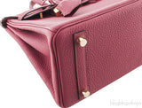 Birkin 25 Rouge Grenat GHW