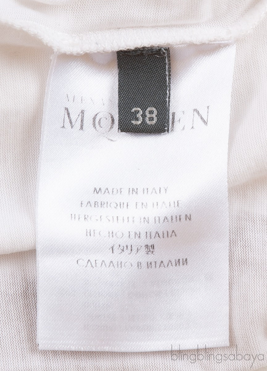Chain & Charm Print White T-shirt