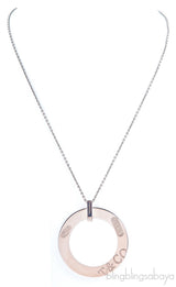 1837 Round Pendant Necklace