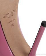 Jimmy Choo Bing Pink Crystal Embellished Mule 38