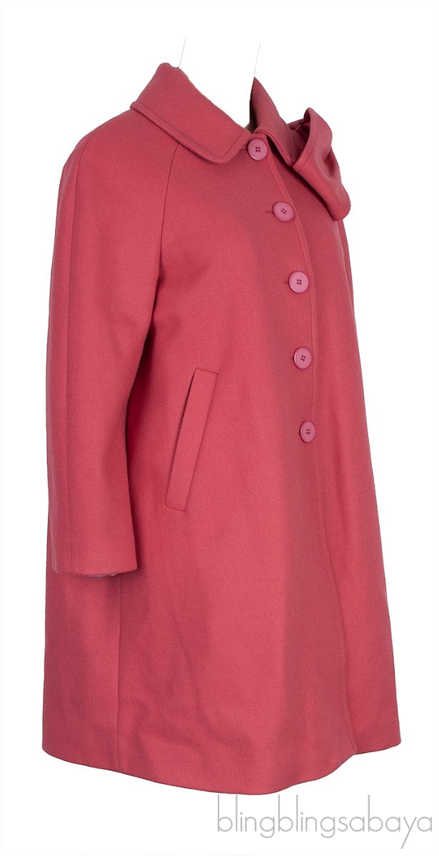 Dark Pink Kids Coat