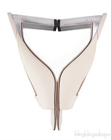 Isa Open Toe Mules Beige