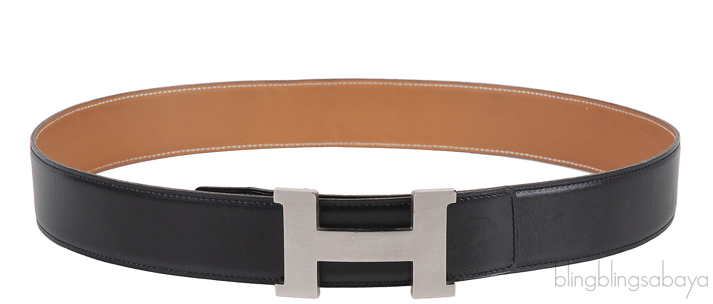 Black \"H\" Reversible 42mm Belt