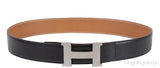 Black \"H\" Reversible 42mm Belt