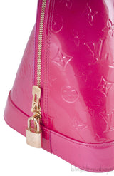 Alma GM Pink Monogram Vernis