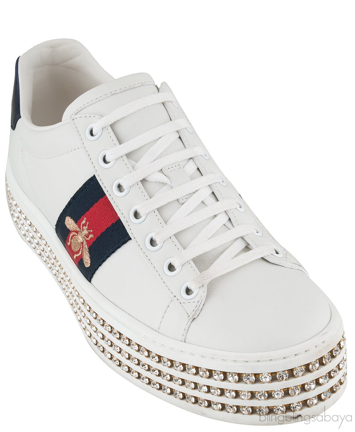 Ace Crystal Embellished Sneakers